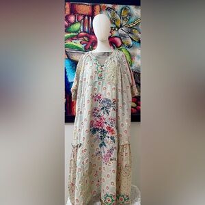 Magnolia Pearl Appliqué Fayhe Dress 1290 ConditionSold Ou: NWT — Sold Out 🩵🦋🌺